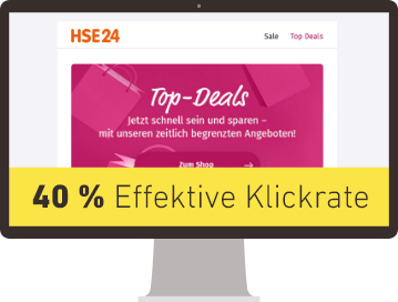 HSE 40% Effektive Klickrate