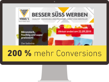 VOGEL’S Süsse-Werbe-Ideen 200 % mehr Conversions